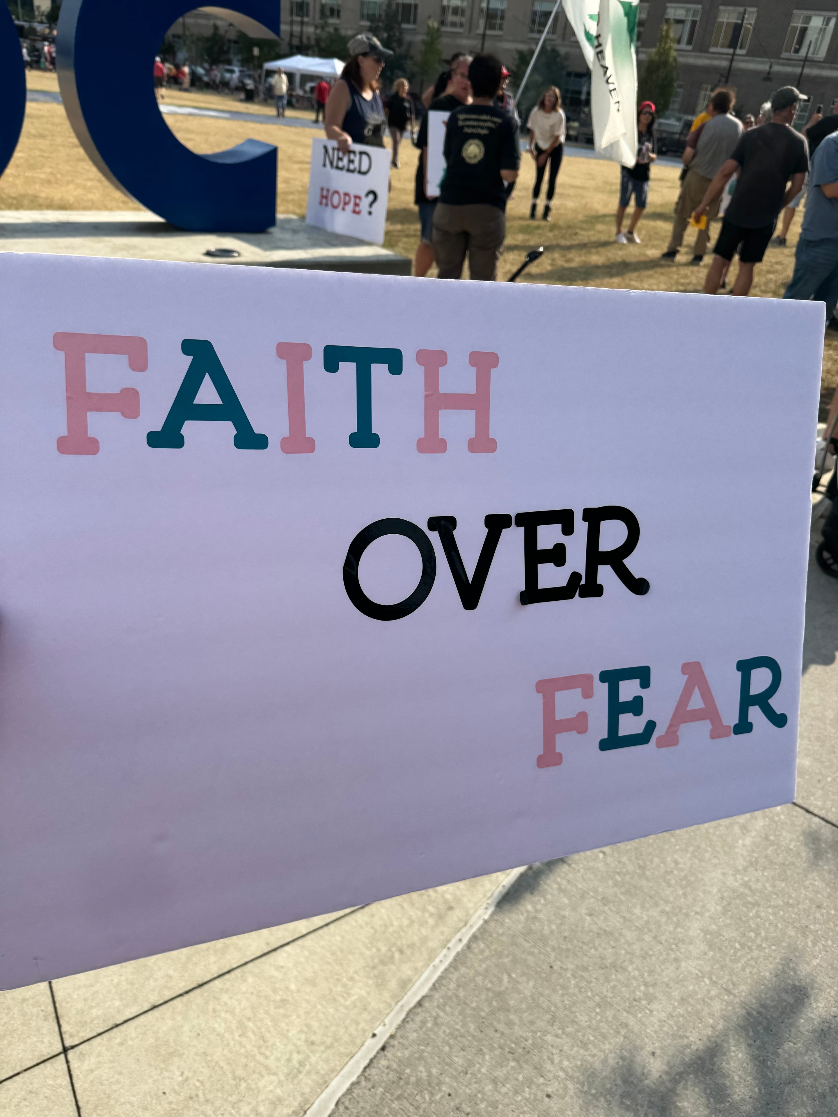 Faith Over Fear ministry event